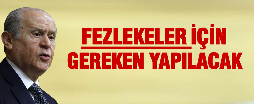 Bahçeli: MHP fezlekeler için gerekeni yapacaktır