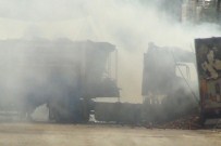 Nusaybin'de Bir Tır'ı Ateşe Veren Teröristler Polise Saldırdı