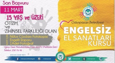 Odunpazarı Belediyesi 'Engelsiz El Sanatları' Kursu Açıyor