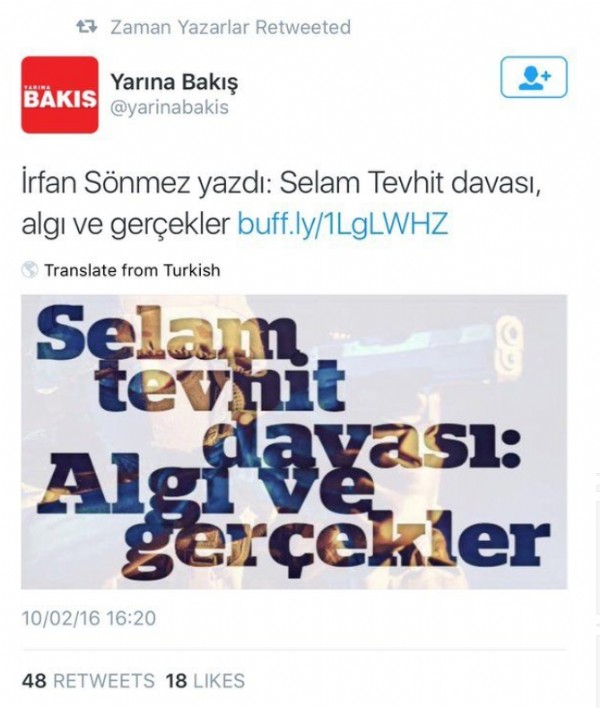 FETÖ'nün yeni gazetesi Yarına Bakış