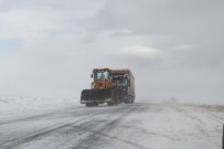KAZMA KÜREK - Ardahan'da Ulaşıma Kar Ve Tipi Engeli
