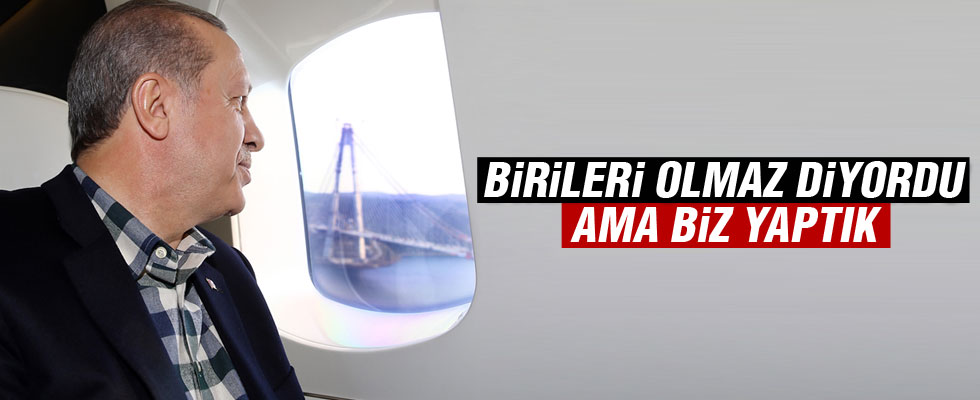 Cumhurbaşkanı Erdoğan'ın 3. köprü konuşması