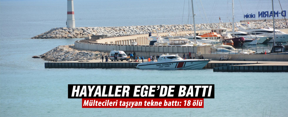 Didim'de mülteci faciası