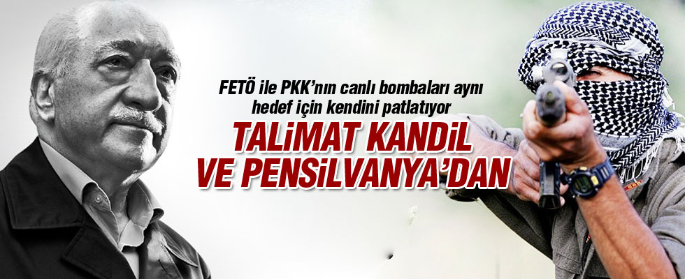 FETÖ ve PKK’nın canlı bombaları