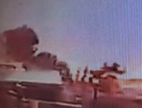 PATLAMA ANI - Nusaybin'deki bomba yüklü aracın patlama anı güvenlik kamerasında