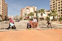 KARGıCAK - Alanya Belediyesi'nden Kaldırım Ve Parke Çalışması