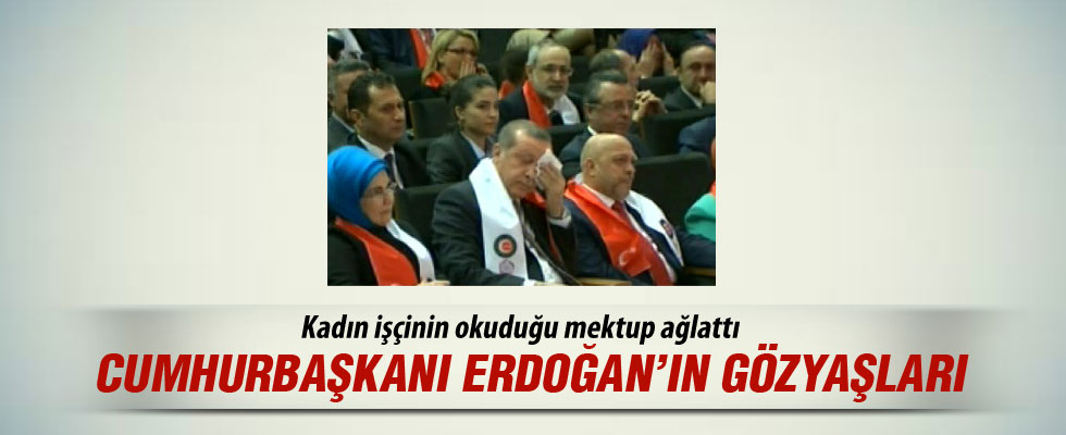 Cumhurbaşkanı Erdoğan'ı duygulandıran mektup