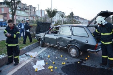 Fatsa'da Trafik Kazası Açıklaması 2 Yaralı