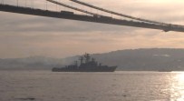 SAVAŞ GEMİSİ - Rus Gemisine Boğaz'da Helikopterli Takip