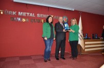 TÜRK METAL SENDIKASı - Sargın'a Ödül