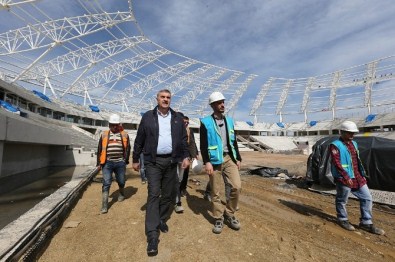 Yeni Stadın Yüzde 70'İ Tamamlandı