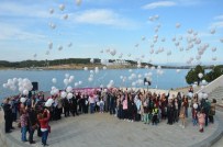 PELITÖZÜ - 80 Kadın 'Umut' Balonlarını Gökyüzüne Bıraktılar