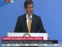 Başbakan Davutoğlu Türk - Yunan yemeğinde konuştu