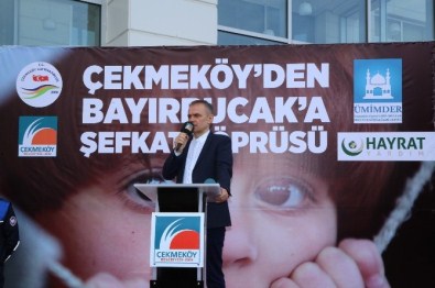 Çekmeköy Belediyesi'nden Bayırbucak Türkmenlerine Yardım Eli