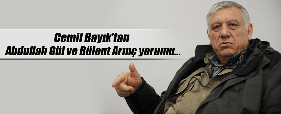 Cemil Bayık'tan çok ilginç Abdullah Gül ve Arınç yorumu!