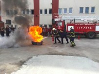 Öğrencilerle Yangın Tatbikatı