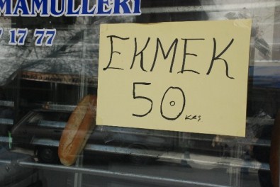 Zile'de Ekmek Fiyatları 50 Kuruşa Kadar Düştü