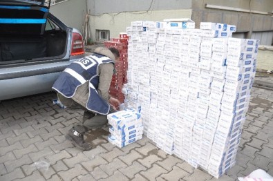 Muş'ta 8 Bin 500 Paket Kaçak Sigara Ele Geçirildi