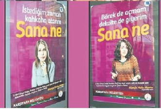 Karşıyakalı kadınlardan o afişlere tepki