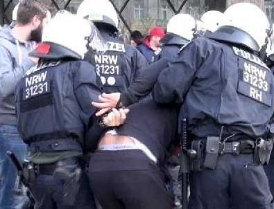 Alman polisi PKK'lılara acımadı