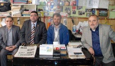Yeşilay Cemiyeti Kars Şubesinden KKDGC Başkanı Daşdelen'e Tebrik Ziyareti