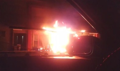 Sancaktepe'de Korkutan Yangın