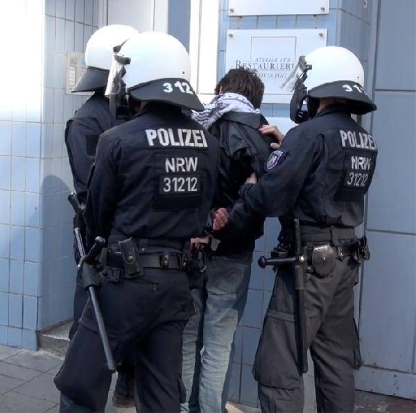 Alman polisi PKK'lılara acımadı