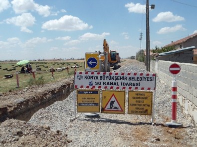 Cihanbeyli'de 3 Mahalleye 140 Kilometre Kanalizasyon Şebekesi