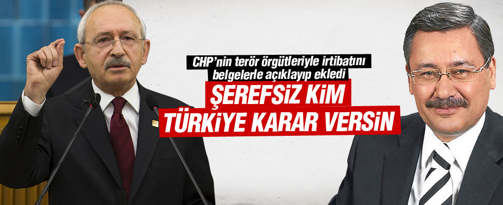 Melih Gökçek: Şerefsiz kim Türkiye karar versin