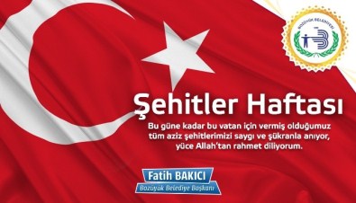 Başkan Bakıcı'dan 14 Nisan Şehitler Haftası Mesajı