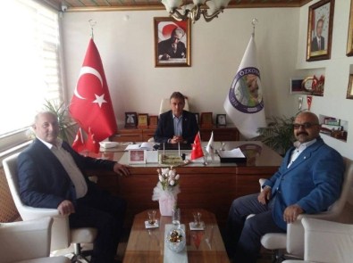 Kızılay'dan Özkonak Belediye Başkanı Yürekli'ye Ziyaret