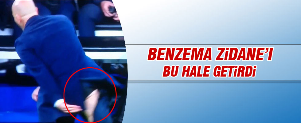 Zinedine Zidane pantolunu yırttı