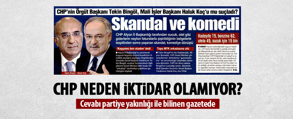 CHP yönetiminde yolsuzluk krizi