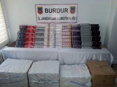 Burdur'da 4 Bin 191 Paket Kaçak Sigara Ele Geçirildi