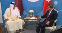 KATAR EMIRI - Davutoğlu Katar Emiriyle Görüştü