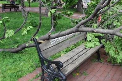 Fırtına 15 Dakikada Yıktı Geçti