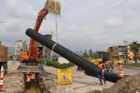 KANALİZASYON ÇALIŞMASI - Meski'nin Kanalizasyon Çalışmaları Sürüyor