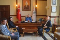 SÜLEYMAN KAHRAMAN - TÜİK Bölge Müdürü Gür, Erzincan Valisi Kahraman'ı Ziyaret Etti