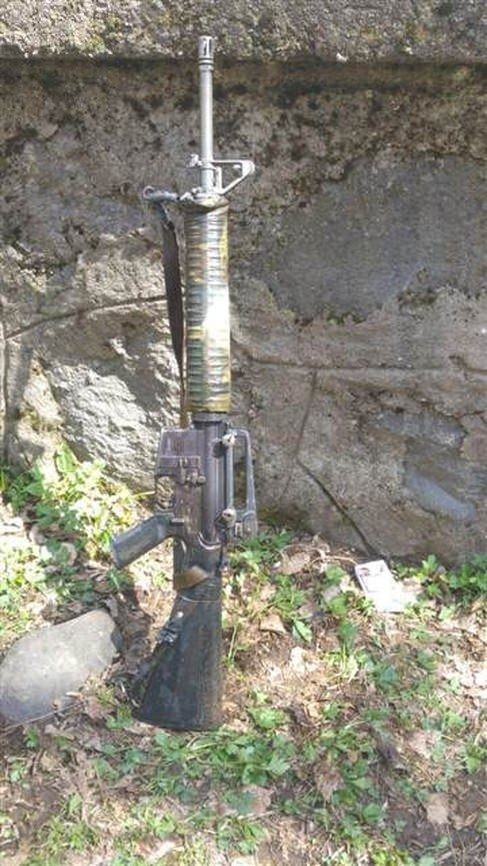 Asker Muş Mengel Deresi'nde silah aradı