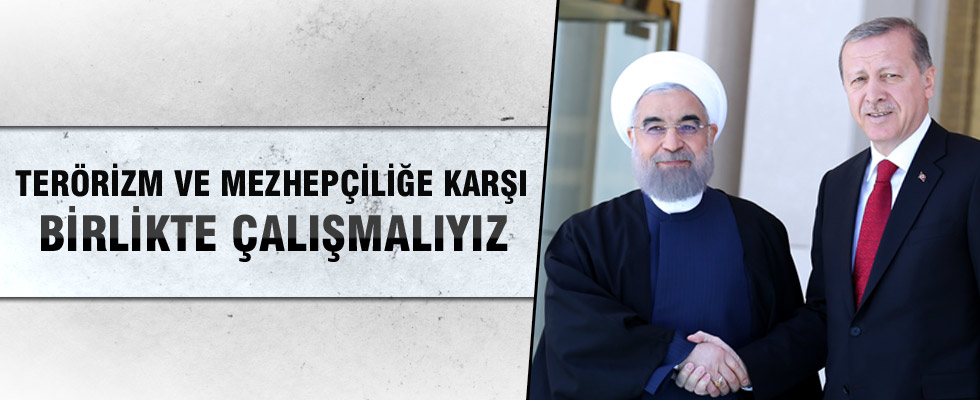 Cumhurbaşkanı Erdoğan: Terörizm ve mezhepçiliğe karşı birlikte çalışmalıyız