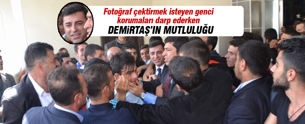 Demirtaş'ın korumaları bir genci darp etti