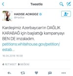 MINSK - Hadise'den Azerbaycan'a Destek