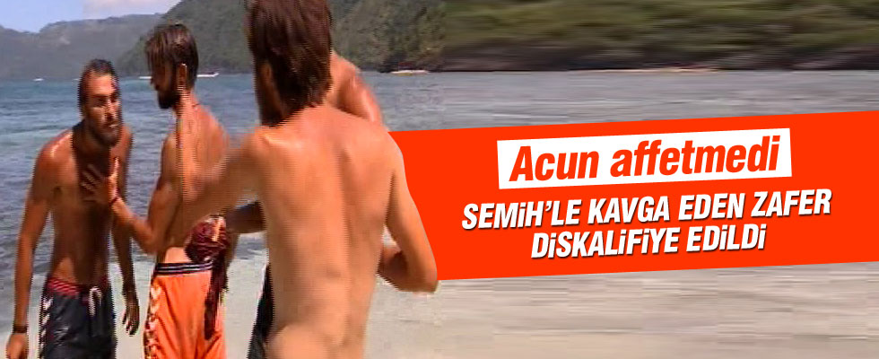 Semih ile kavga eden Zafer elendi (Survivor 2016)