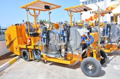 Yol Çizgi Makine Parkurunda İlk Yerli Üretim