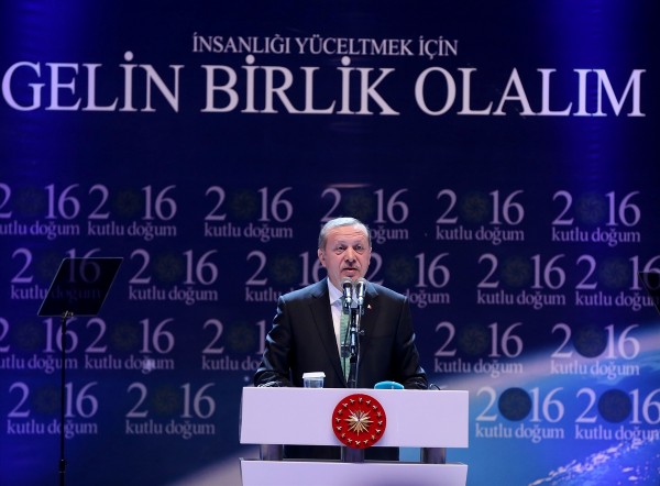Erdoğan Kutlu Doğum programında konuştu