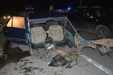 4 Kadın Bu Araçtan Burunları Dahi Kanamadan Çıktı!