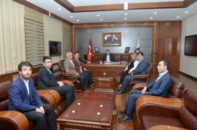 Diriliş Derneği'nden Vali Aksoy Ve Emniyet Müdürü Taşdan'a Ziyaret