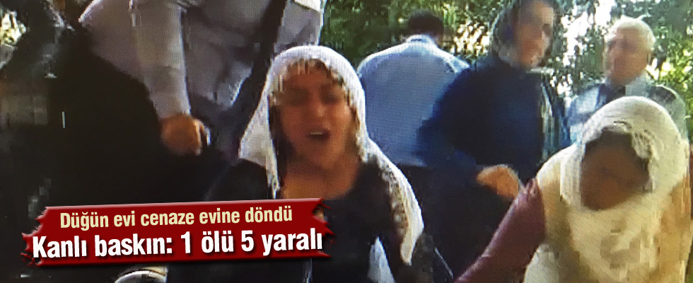 Düğüne silahlı baskın: 1 ölü, 5 yaralı