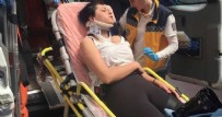 KADIN SÜRÜCÜ - Bariyerlere çarpan kadın sürücü yaralandı