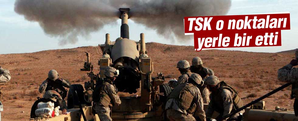 TSK o noktaları yerle bir etti!